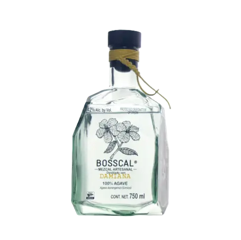 Mezcal Artesanal Bosscal Abocado - Damiana (destilado con) 750ml | El ...